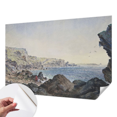 Zelfklevend fotobehang op maat Een rustige kust