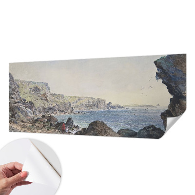 Zelfklevend fotobehang op maat Een rustige kust