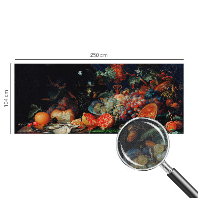 Fotobehang kinderkamer met een overvloed aan fruit als motief