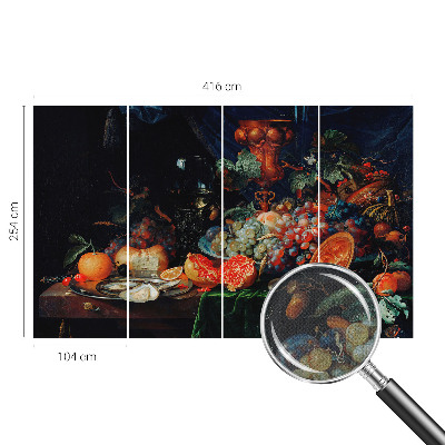 Fotobehang kinderkamer met een overvloed aan fruit als motief