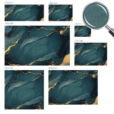 Fotobehang voor kinderkamer met een donkerblauwe abstracte print