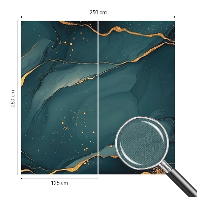 Fotobehang voor kinderkamer met een donkerblauwe abstracte print