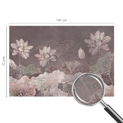 Fotobehang voor de kinderkamer Vreedzame plantkunde