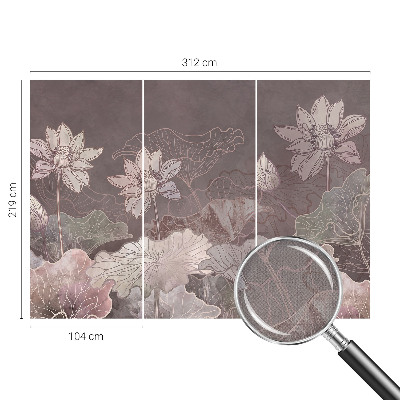Fotobehang voor de kinderkamer Vreedzame plantkunde