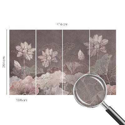 Fotobehang voor de kinderkamer Vreedzame plantkunde