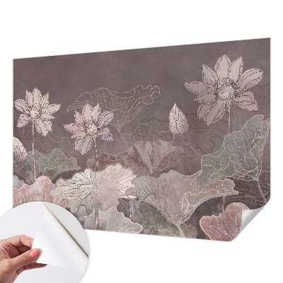 Fotobehang voor de kinderkamer Vreedzame plantkunde