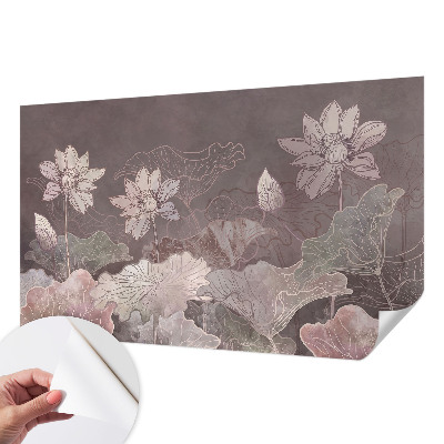 Fotobehang voor de kinderkamer Vreedzame plantkunde