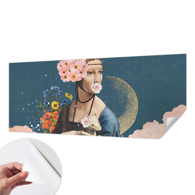 Fotobehang babykamer Bloemige elegantie
