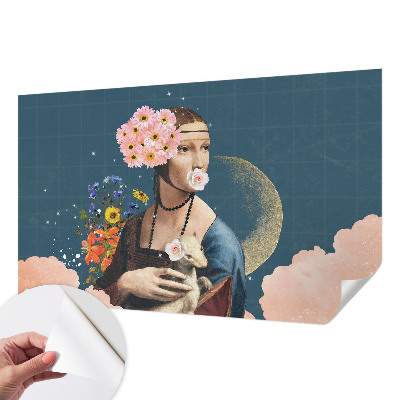 Fotobehang babykamer Bloemige elegantie