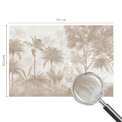 Fotobehang kinderkamer met een tropisch landschap