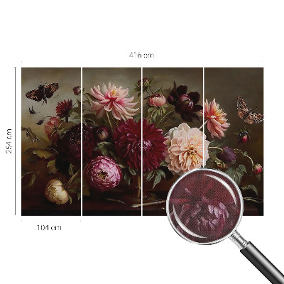 Foto behang voor de kinderkamer Bloemenpracht