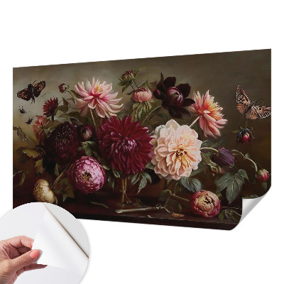 Foto behang voor de kinderkamer Bloemenpracht
