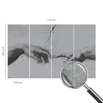 Fotobehang voor de kinderkamer Hypnotische handen