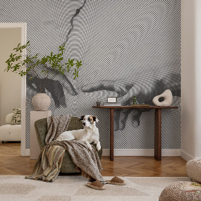 Fotobehang voor de kinderkamer met een ontwerp van hypnotische handen