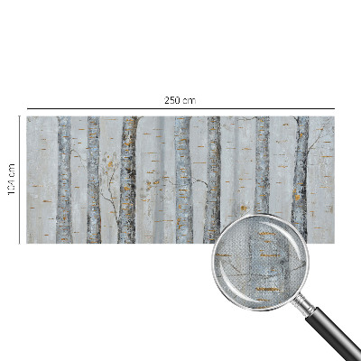 Fotobehang tienerkamer Berkenbomen