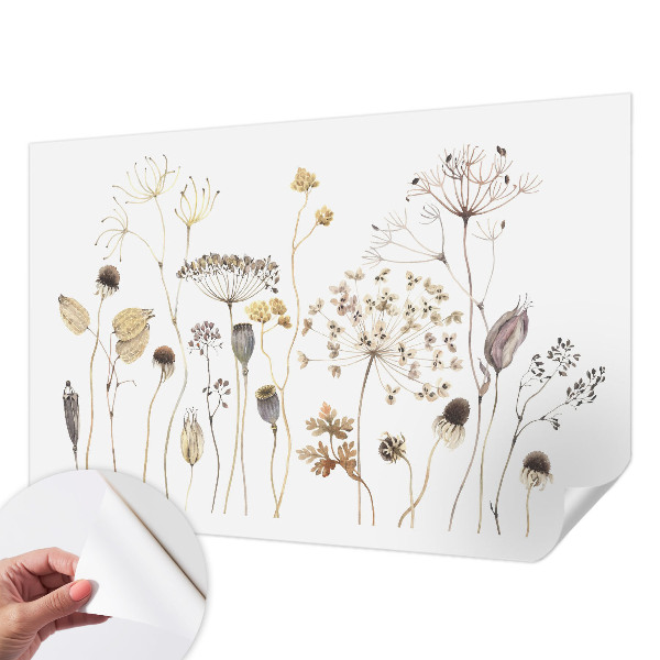 Zelfklevend fotobehang Wilde bloemen