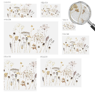 Zelfklevend fotobehang Wilde bloemen