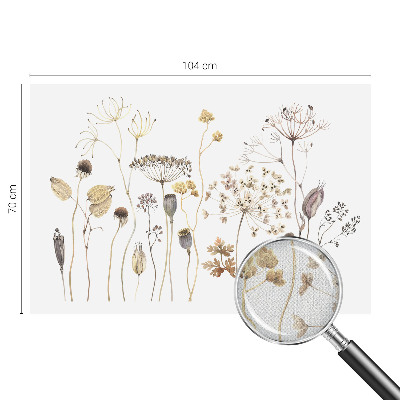 Zelfklevend fotobehang Wilde bloemen
