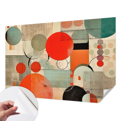 Foto behang voor de keuken Kleurrijke abstractie
