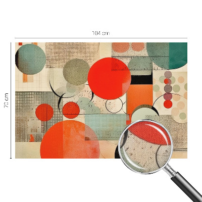 Foto behang voor de keuken Kleurrijke abstractie