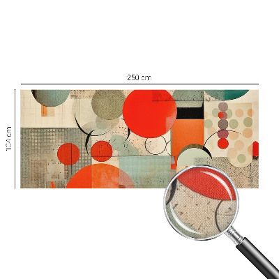 Foto behang voor de keuken Kleurrijke abstractie