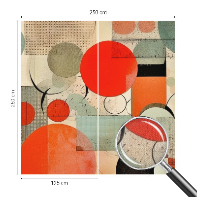 Foto behang voor de keuken Kleurrijke abstractie