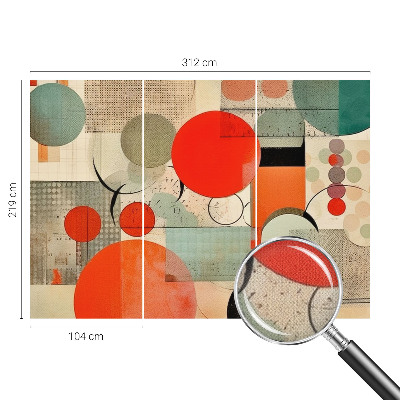 Foto behang voor de keuken Kleurrijke abstractie