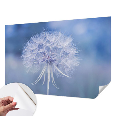 Fotobehang zelfklevend met een blauw delicaat motief