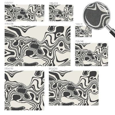 Zelfklevend fotobehang op maat Dynamische lijnen