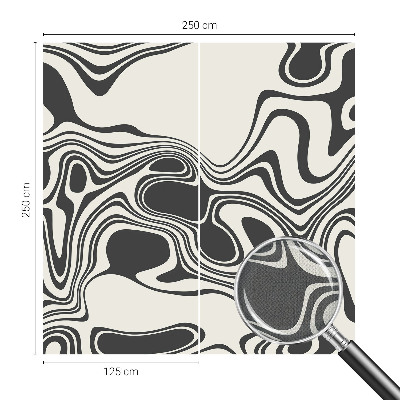 Zelfklevend fotobehang op maat Dynamische lijnen