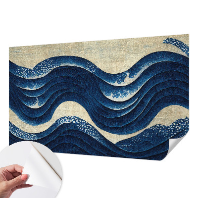 3D fotobehang Oceanische vormen