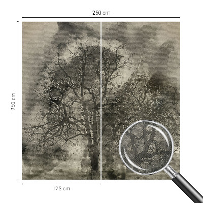 Foto behang voor de kinderkamer Mysterieuze bomen