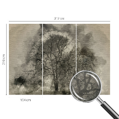 Foto behang voor de kinderkamer Mysterieuze bomen