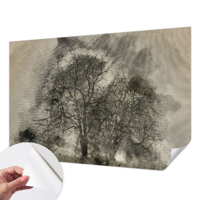 Foto behang voor de kinderkamer Mysterieuze bomen