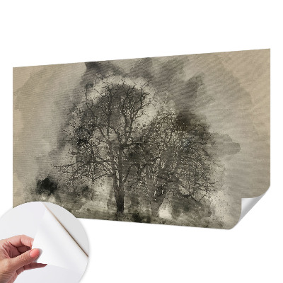 Foto behang voor de kinderkamer Mysterieuze bomen