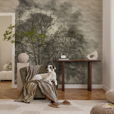 Foto behang voor de kinderkamer Mysterieuze bomen