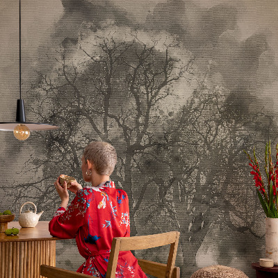 Foto behang voor de kinderkamer Mysterieuze bomen