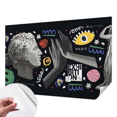Fotobehang voor kinderkamer met een kleurrijk, speels ontwerp