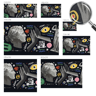 Fotobehang voor kinderkamer Een kleurrijke tentoonstelling