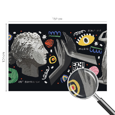 Fotobehang voor kinderkamer Een kleurrijke tentoonstelling