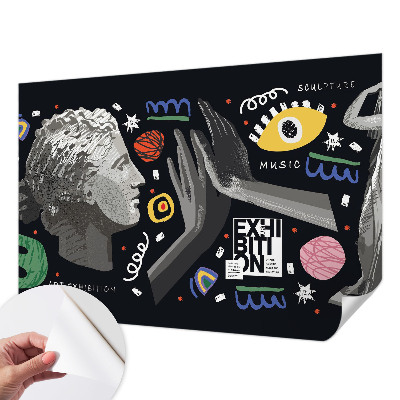 Fotobehang voor kinderkamer met een kleurrijk, speels ontwerp