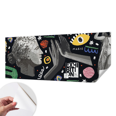Fotobehang voor kinderkamer met een kleurrijk, speels ontwerp