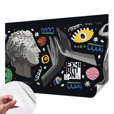 Fotobehang voor kinderkamer met een kleurrijk, speels ontwerp