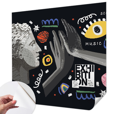 Fotobehang voor kinderkamer Een kleurrijke tentoonstelling