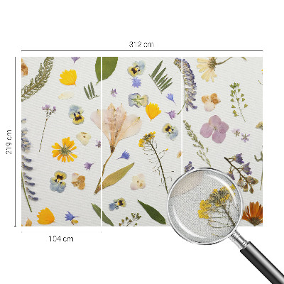 Fotobehang tienerkamer Lentebloemen