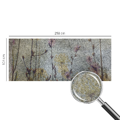 Fotobehang babykamer Wilde bloemen