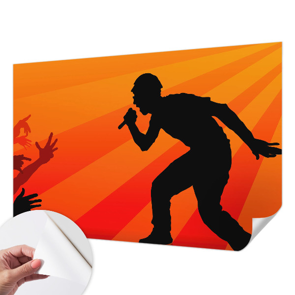 Foto behang voor de keuken Ritmische scène