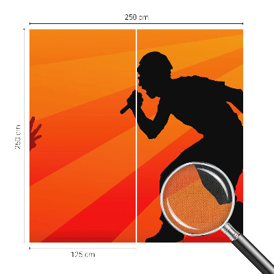 Foto behang voor de keuken Ritmische scène