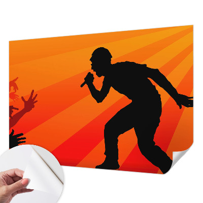 Foto behang voor de keuken Ritmische scène