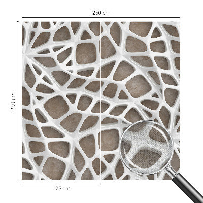 Zelfklevende behangsticker Kanten net